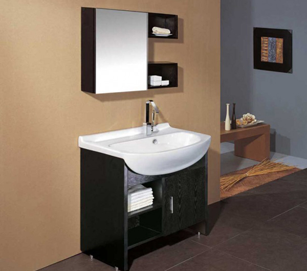 Мебель Икеа для ванной (шкафчик с зеркалом) – 4