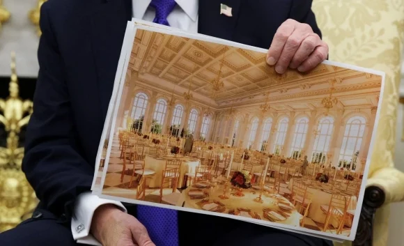Проект бального зала Трампа в Белом доме подорожал вдвое Проект бального зала Трампа в Белом доме подорожал вдвое