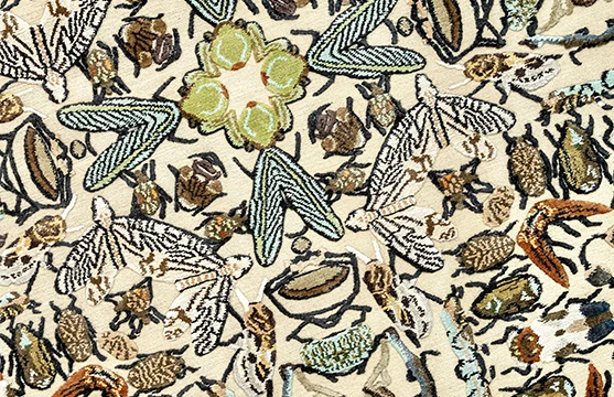 Мечта энтомолога: ковёр Insecta