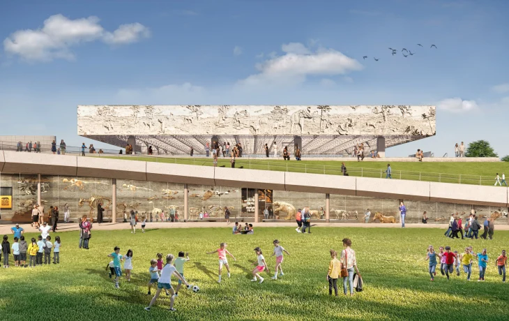 Переосмысление кампуса "La Brea Tar Pits" в Лос-Анджелесе, США