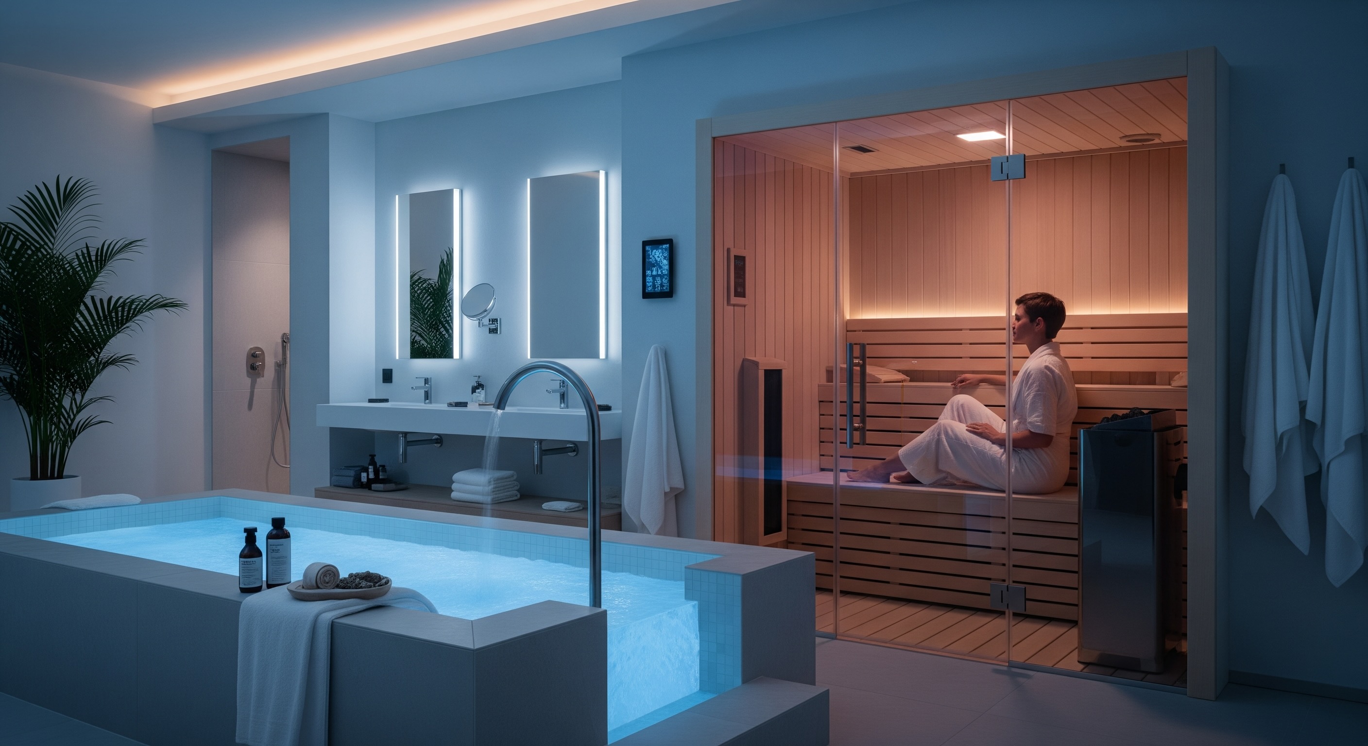 Ванная комната как центр управления состоянием