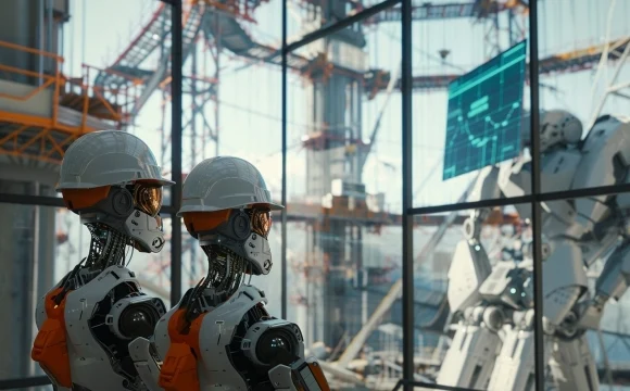 Минстрой отметил перспективность применения беспилотных башенных кранов и роботов