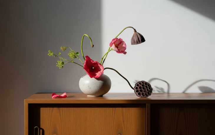 Скульптурный минимализм: ваза важнее цветка