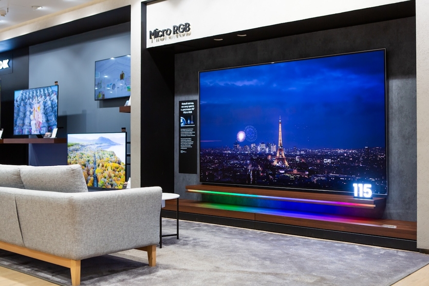 Новинка в ​Samsung Galaxystore: Micro RGB телевизор
