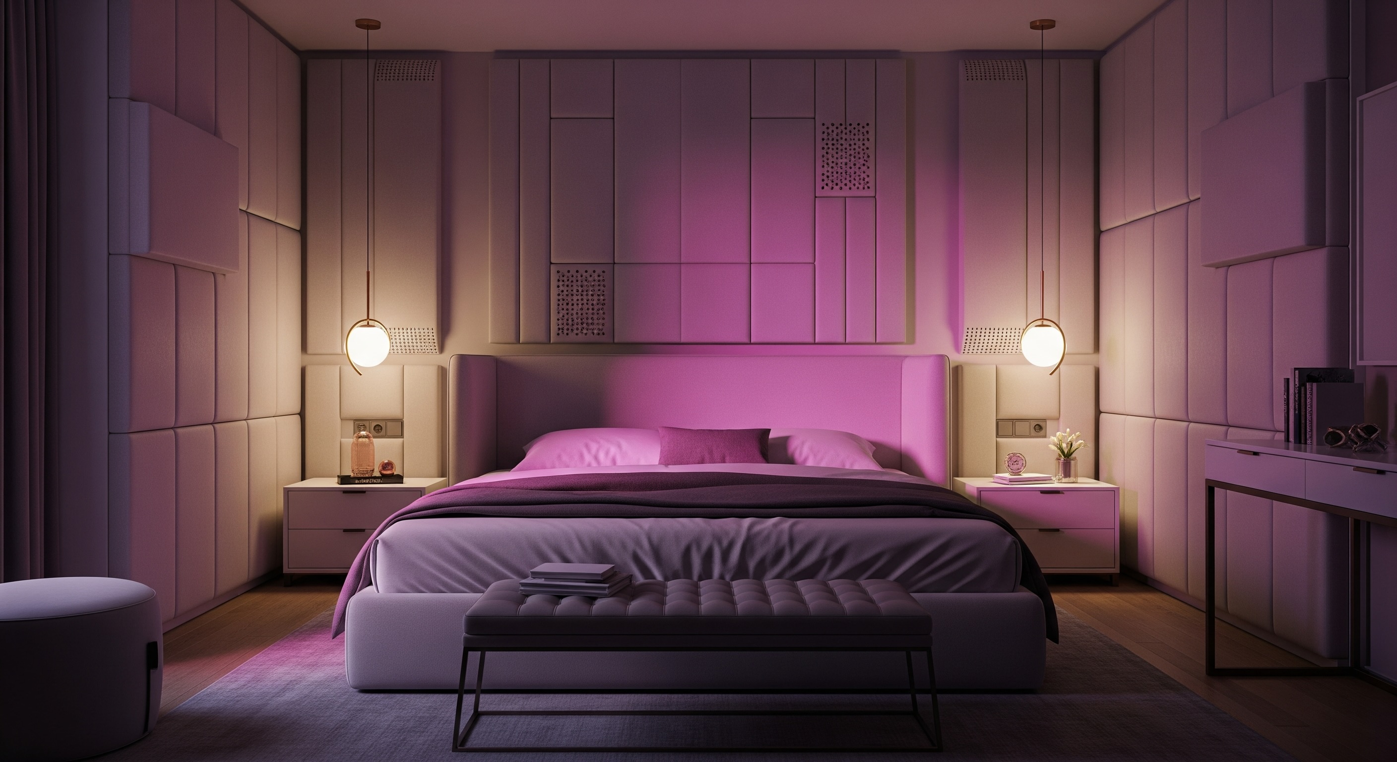 Свет, звук, мелатонин: научный подход к интерьеру спальни