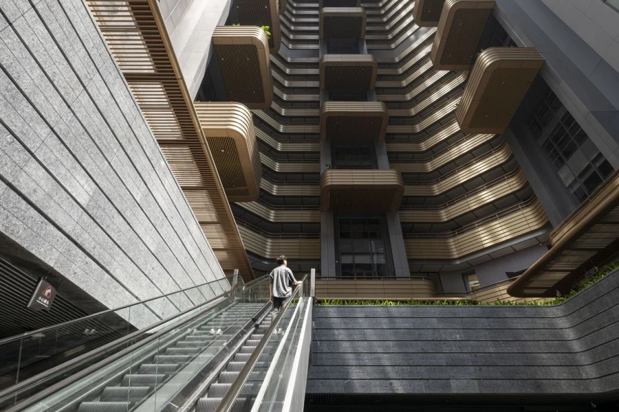 Жилые башни Grand Bayview Qianhai в городе Шэньчжэнь, Китай