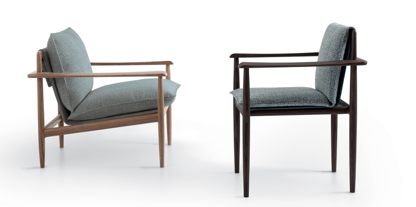 Италия-Япония: кросс-культурные кресла в гостиную