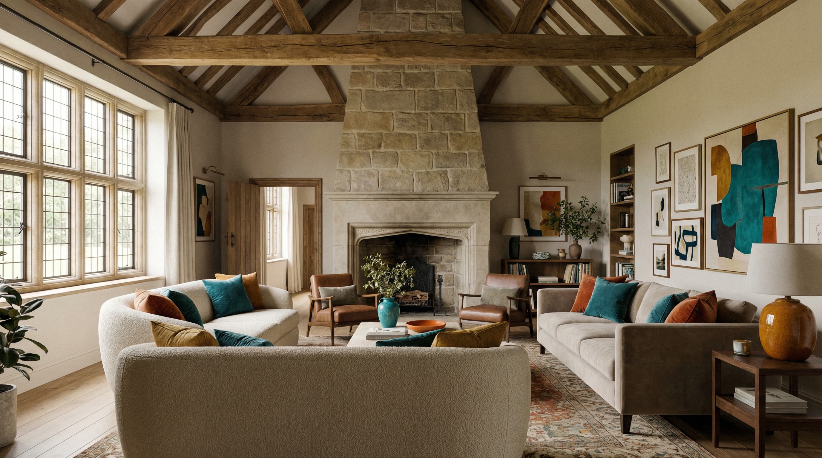 Фахверк и бетон: анатомия тренда на современный Тюдор