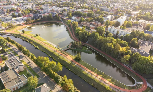 Реконструкция парка Сенваге в городе Паневежис, Литва