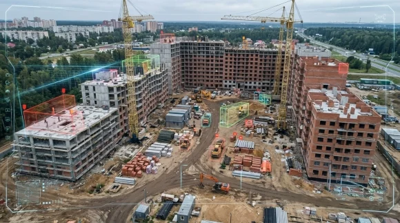 Более 2,3 тыс. нарушений выявил ИИ на стройках в Подмосковье
