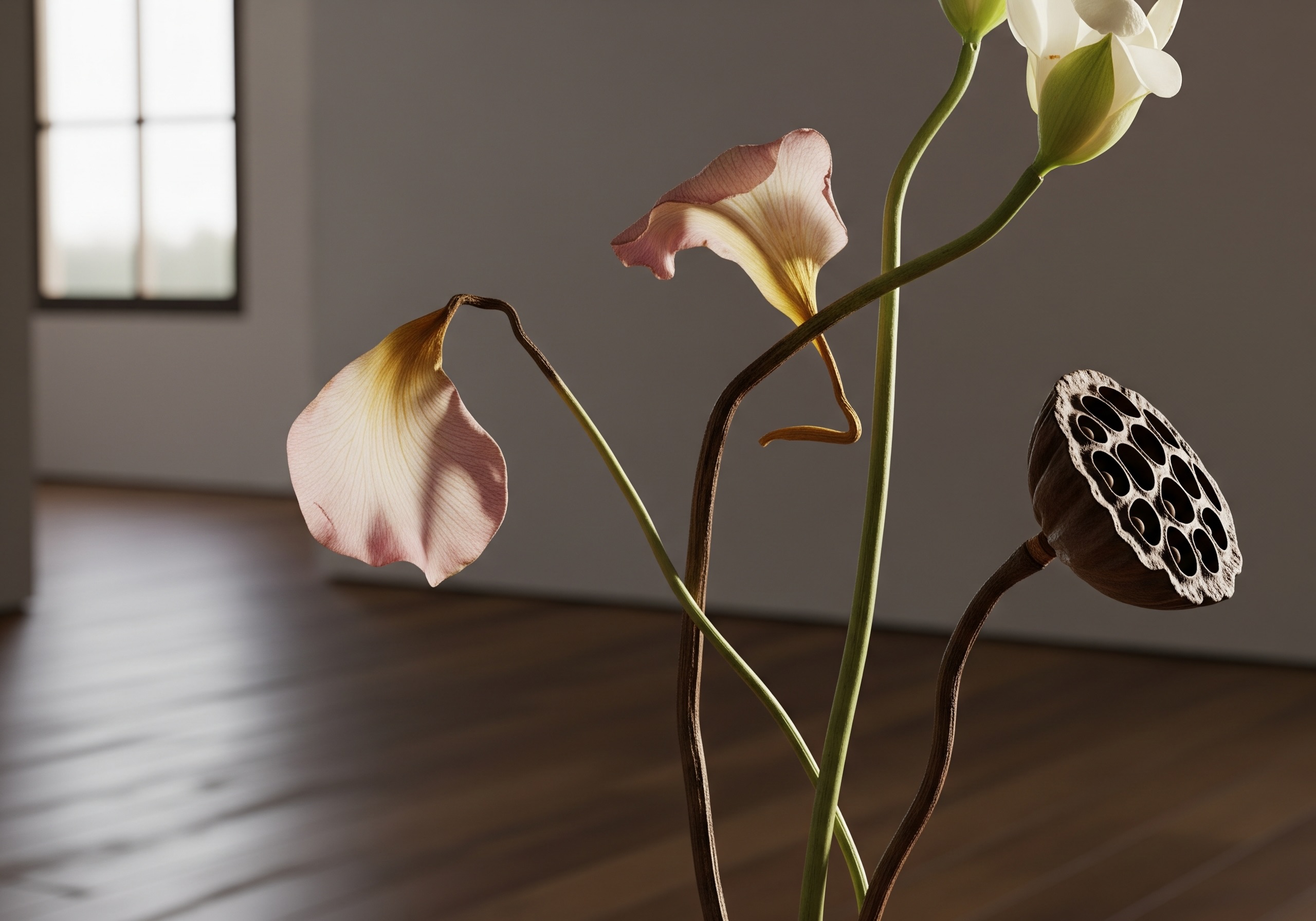 Скульптурный минимализм: ваза важнее цветка