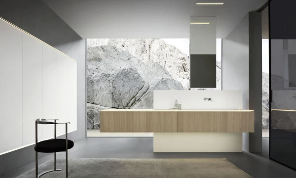 Минимализм в ванной: мебельные новинки