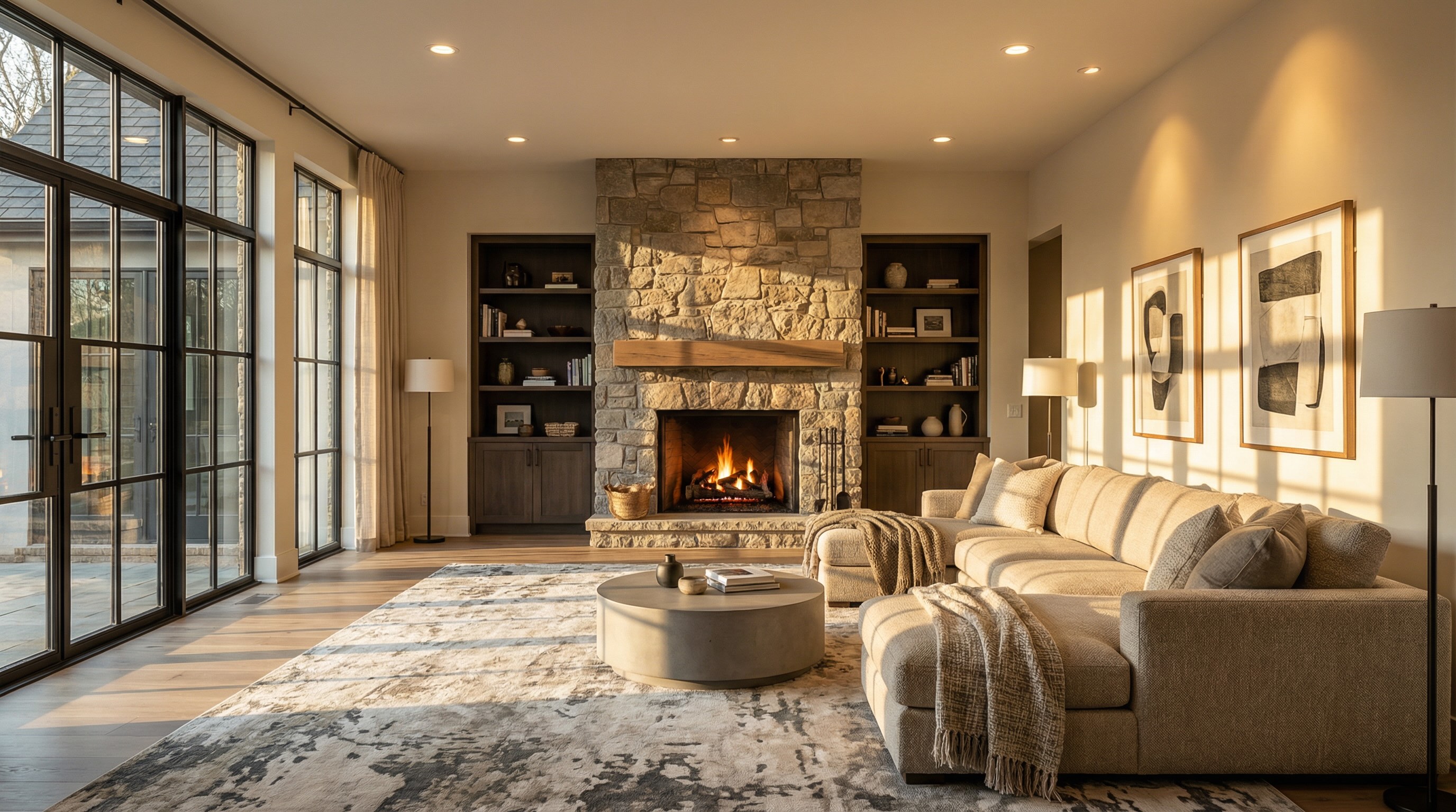 Фахверк и бетон: анатомия тренда на современный Тюдор