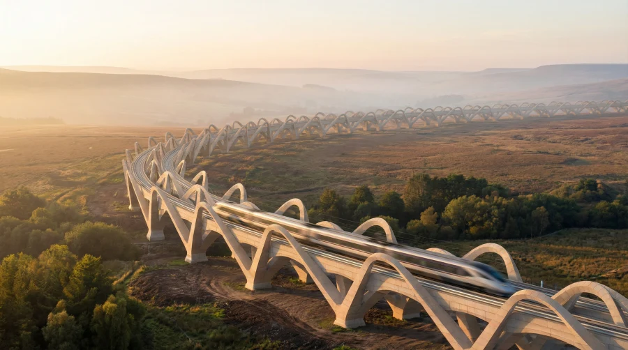 Проект The Loop для соединения городов на севере Великобритании Проект The Loop для соединения городов на севере Великобритании