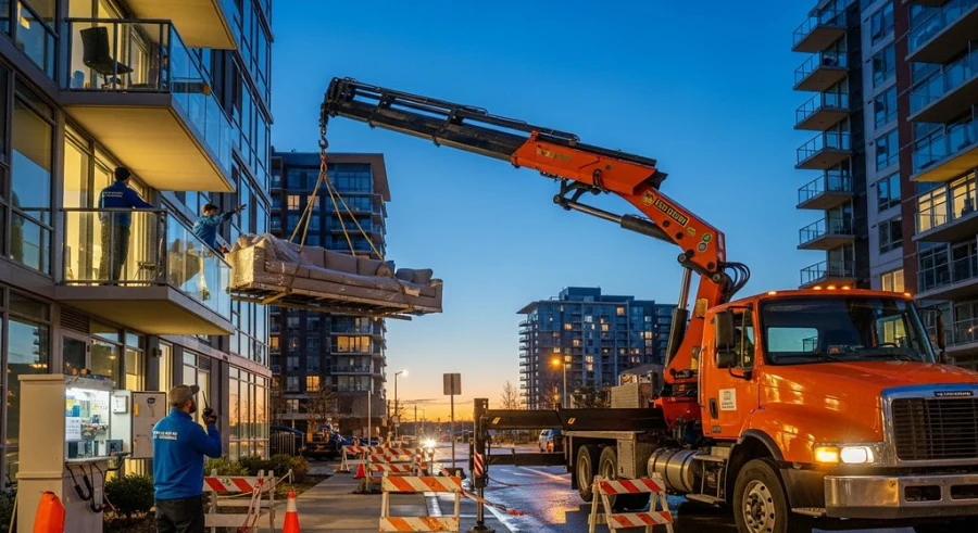 Дизайн интерьера и логистика: доставка крупногабаритной мебели и стройматериалов с помощью аренды манипулятора