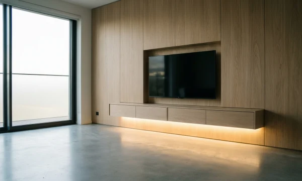 Как освещение превращает ТВ-зону в центр гостиной