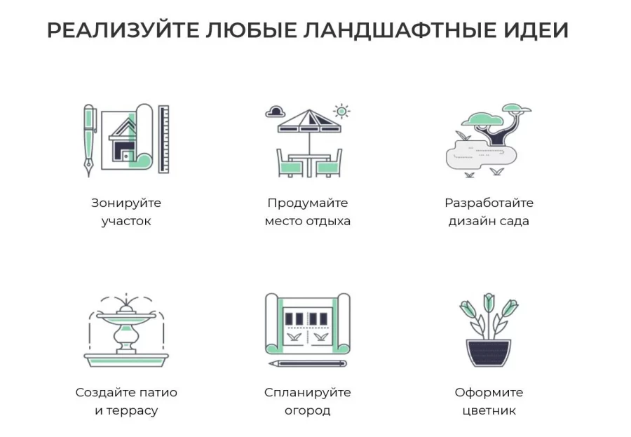 &amp;laquo;Онлайн-планировщик участка&amp;raquo;&amp;nbsp;&amp;mdash; элементарная программа, благодаря которой можно создать простой дизайн участка