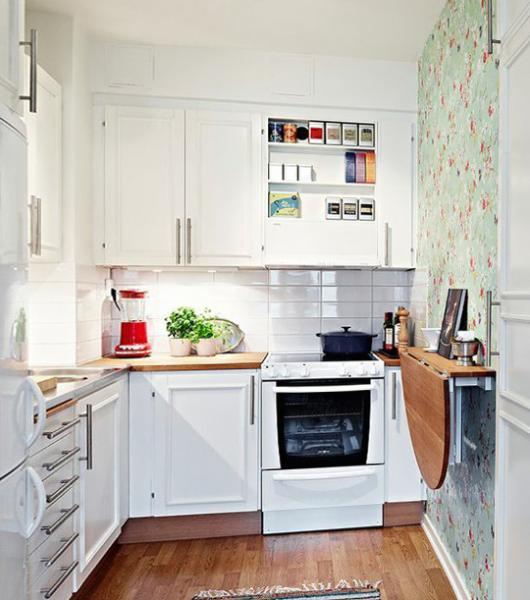 Кухонные столы для маленькой кухни – фото 2