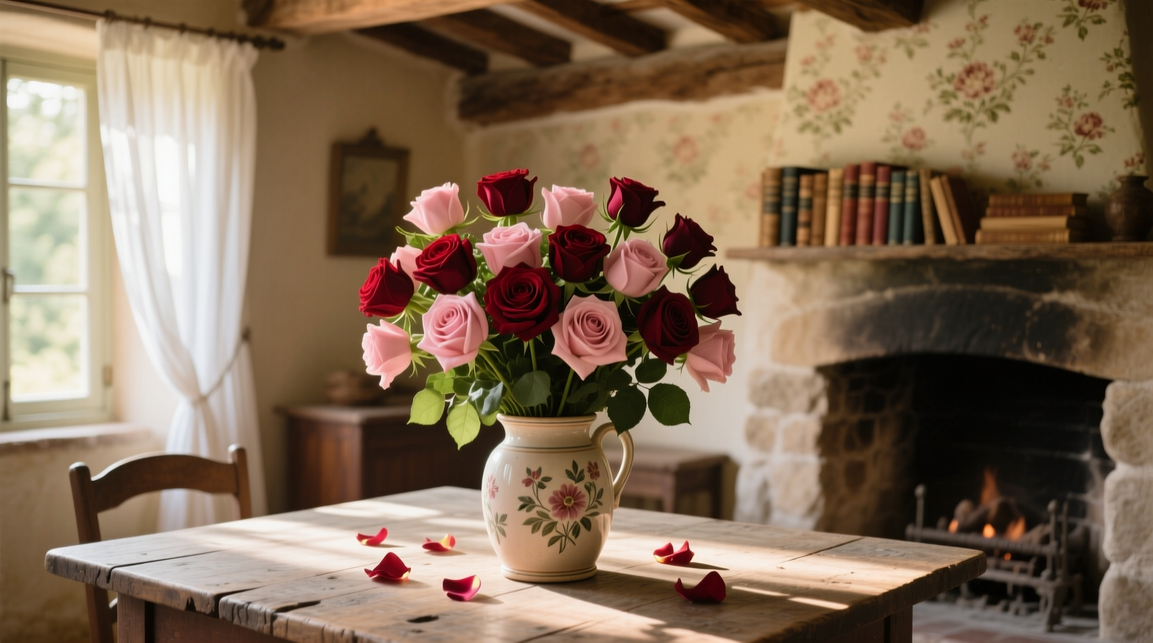 Хромотерапия роз: как цвет букета влияет на атмосферу комнаты