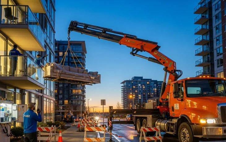 Дизайн интерьера и логистика: доставка крупногабаритной мебели и стройматериалов с помощью аренды манипулятора