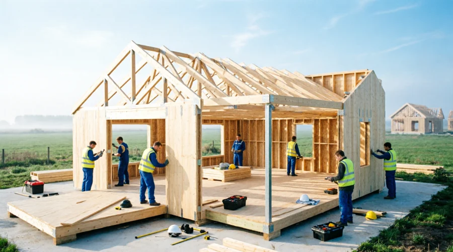 Строительство из готовых комплектов: современный подход к возведению жилья