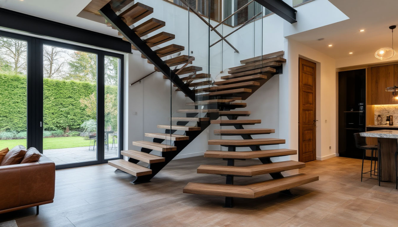 Лестницы на монокосоуре из металла: эстетика и надёжность в одном решении Лестницы на монокосоуре из металла: эстетика и надёжность в одном решении