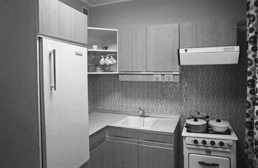 Кухня однокомнатной квартиры. 1976&amp;nbsp;год