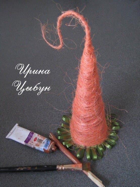 Бюджетная альтернативная ёлочка своими руками 7.JPG