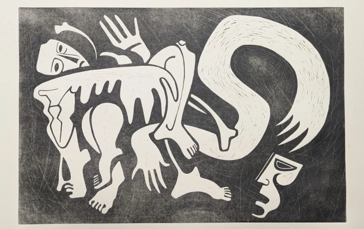 Искусство эстампа: офорт и линогравюра