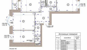 Проект 3-х комнатной квартиры в традиционном стиле 0